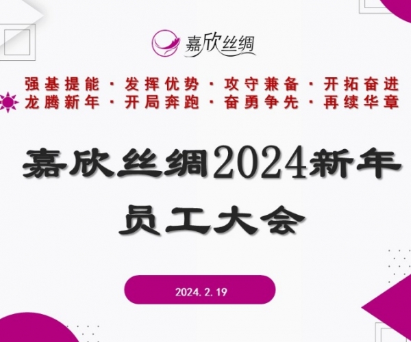 6008集团官方网站丝绸召开2024新年员工大会