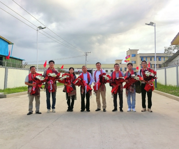 嘉兴市政协盛全生副主席一行调研6008集团官方网站丝绸（柬埔寨）工业园